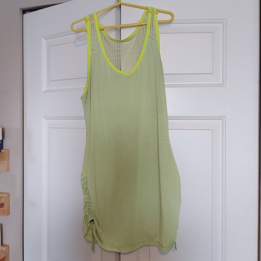 Lululemon Acid Yellow Ratchet Tank